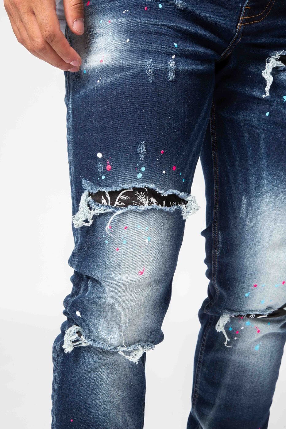 Valere Milano Modello Jeans Indigo Blue - Image 4