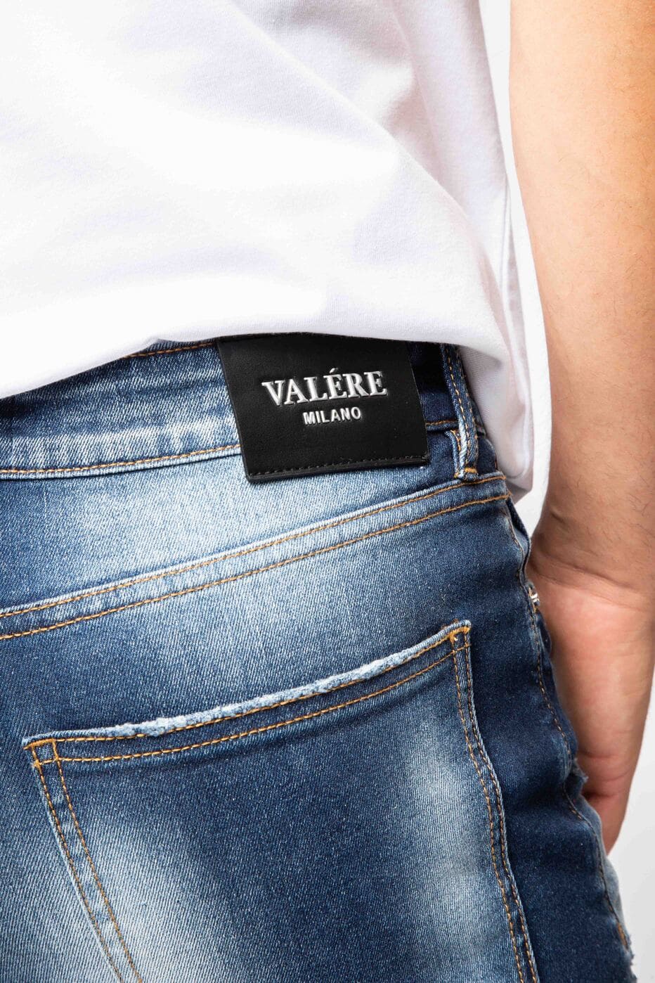 Valere Milano Modello Jeans Indigo Blue - Image 5