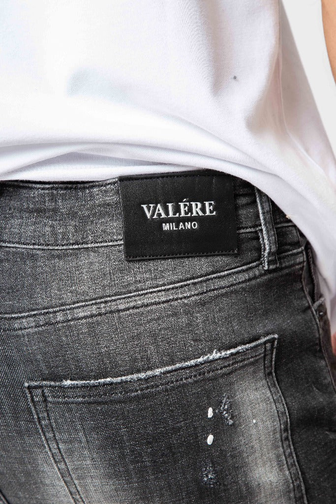 Valere Milano Nero Jeans Washed Black - Image 4
