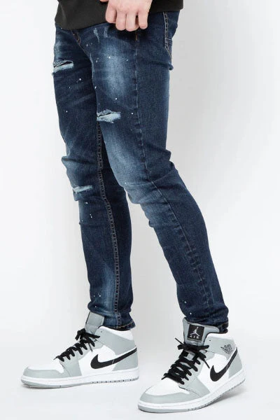Valere Milano Pescara Jeans Dark Wash - Image 3