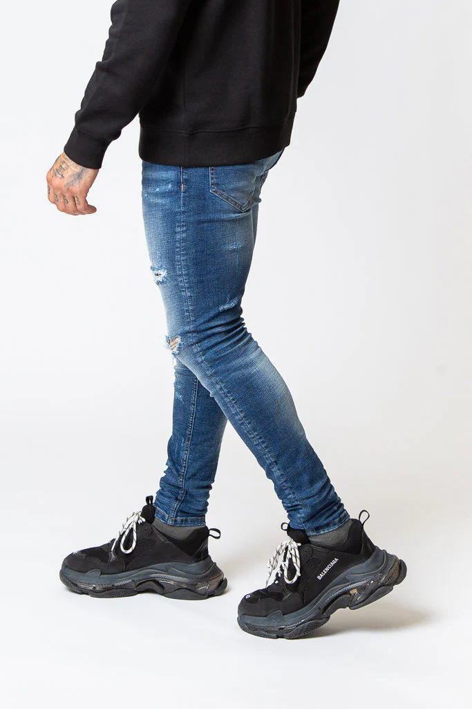 Valere Milano Tesoro Jeans Mid Blue - Image 5