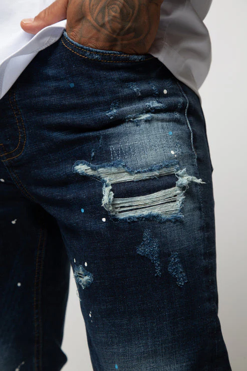 Valere Milano Ventotene Jeans Dark Indigo - Image 3