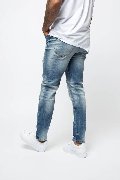 Valere Milano VM249 Sopra Relaxed Jean Mid Wash - Image 2