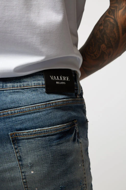 Valere Milano VM249 Sopra Relaxed Jean Mid Wash - Image 4