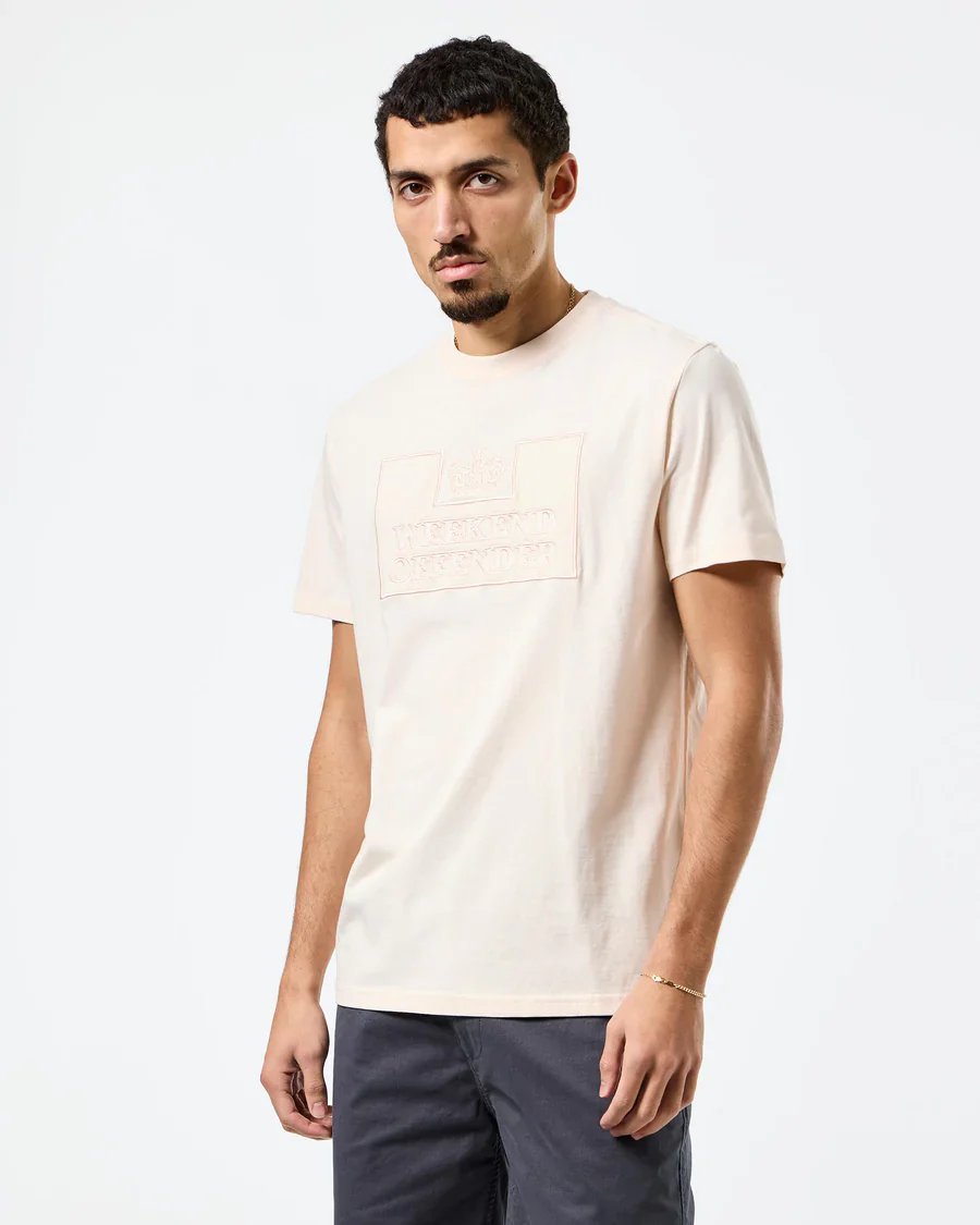 Weekend Offender Astoria T-Shirt Alabaster - Image 4