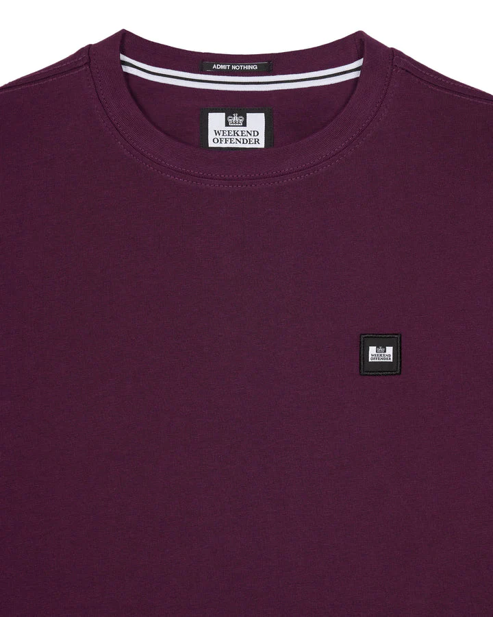 Weekend Offender Cannon Beach Tee Acai Berry - Image 4