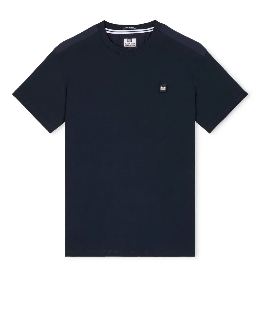 Weekend Offender Garcia T-Shirt - Navy - Image 3