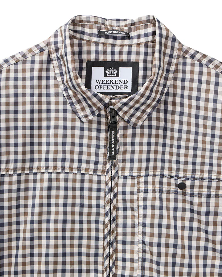 Weekend Offender Kamares Harrington Jacket Mid House Check - Image 4