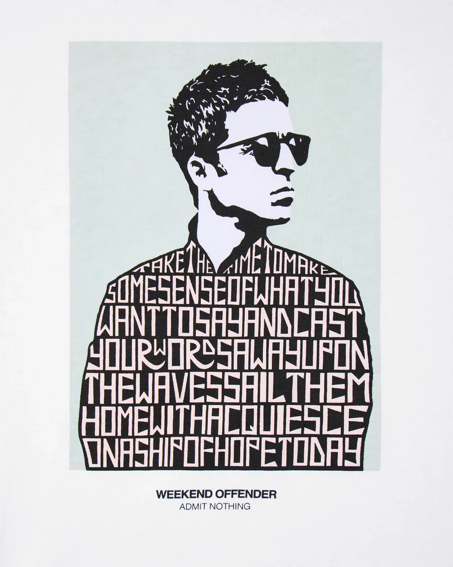 Weekend Offender PT1B08 Camden Graphic T-Shirt - White - Image 4