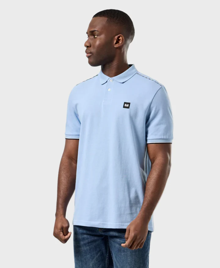 Weekend Offender Sakai Mid House Check Polo - Sea Marine