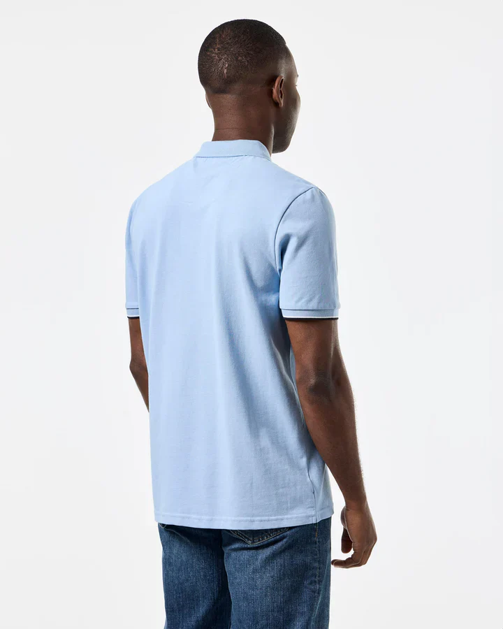 Weekend Offender Sakai Mid House Check Polo - Sea Marine - Image 2