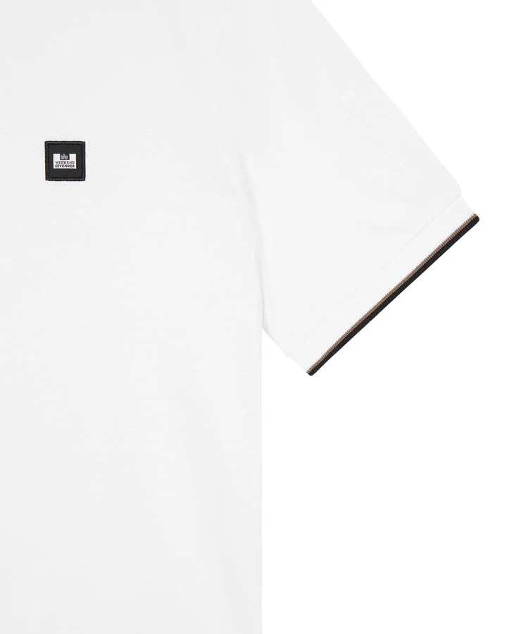 Weekend Offender Sakai Polo Shirt White - Image 2