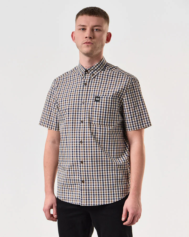 Weekend Offender SHSS2403 Joyce S/S Shirt Mid House Check - Image 3