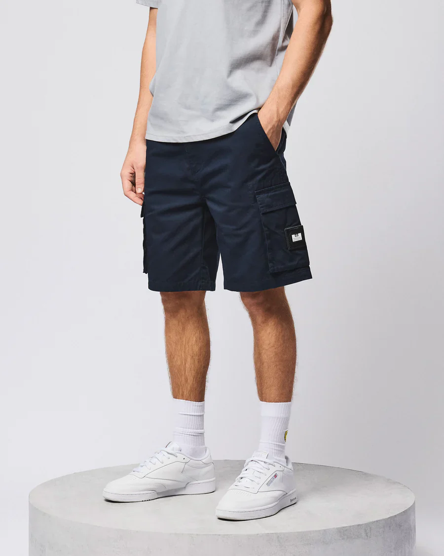 Weekend Offender ST1A02 Mascia Cargo Shorts - Navy