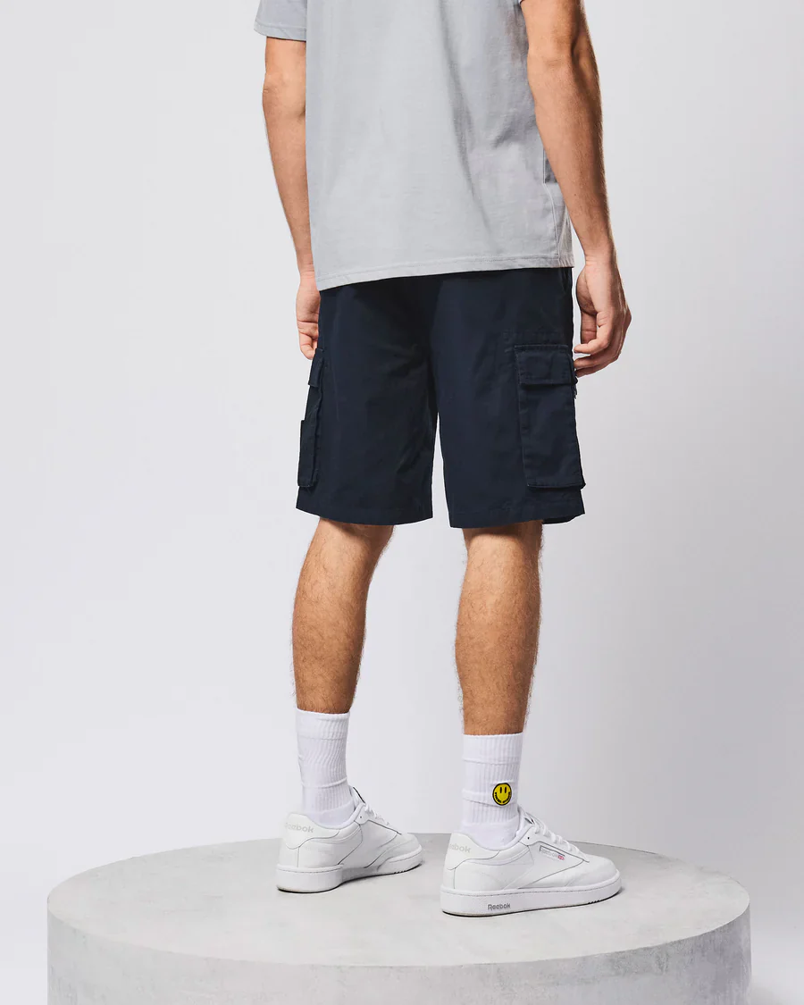 Weekend Offender ST1A02 Mascia Cargo Shorts - Navy - Image 2