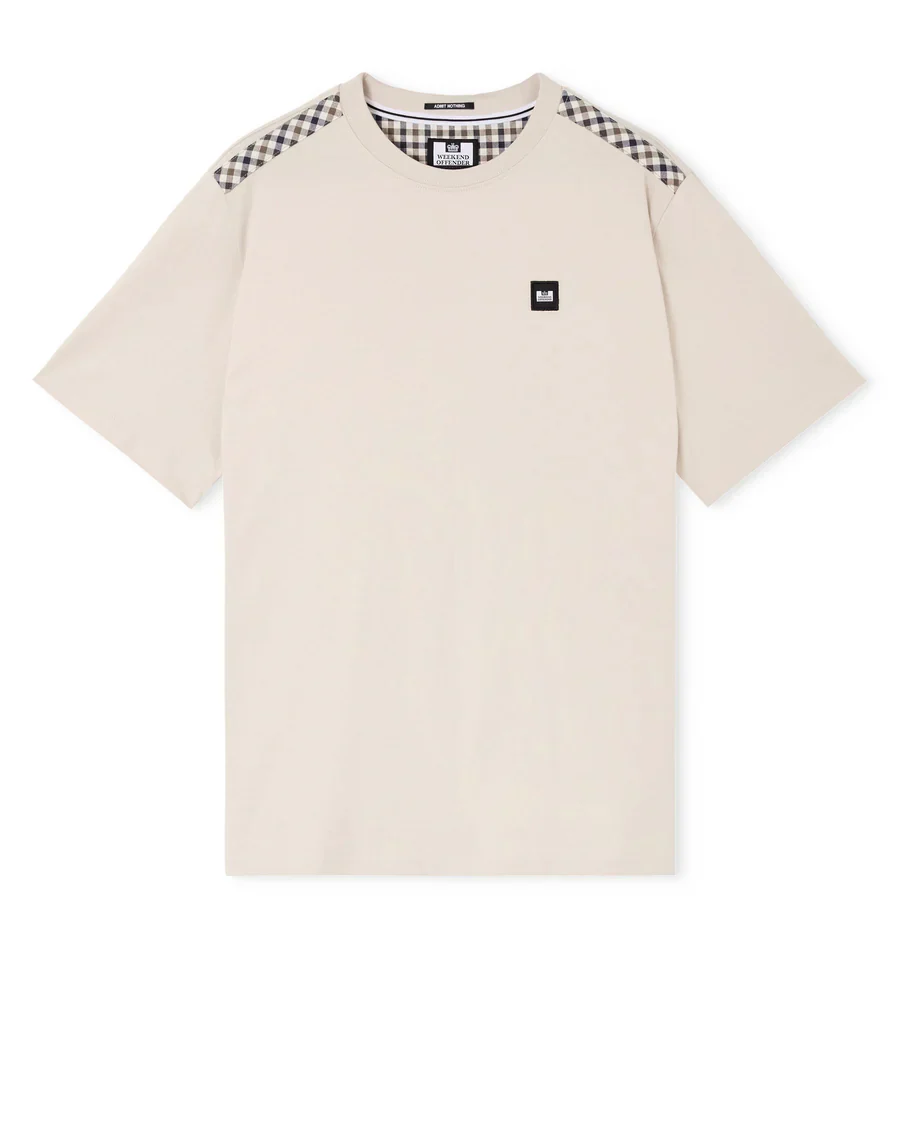 Weekend Offender TS1B04 Medea Mid House T-Shirt - Cement - Image 3