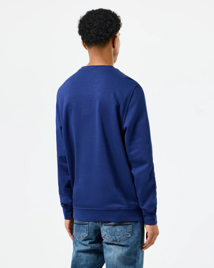 Weekend Offender Vega Sweatshirt Bright Navy/Midhousecheck - Image 3